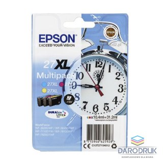 Tusz Epson T2715 XL do WF-3620DWF | 3 x 10.4ml | CMY