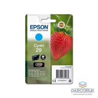 Tusz Epson T29 do XP-235/332/335/432 3,2 ml cyan
