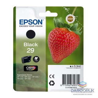 Tusz Epson T29 do XP-235/332/335/432 5,3 ml black