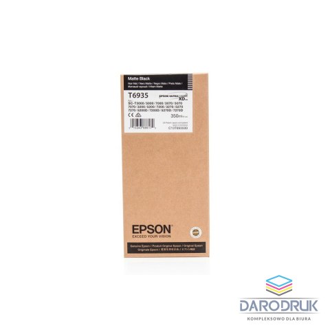 Tusz Epson UltraChromeXDT do SC-T3000/T5000/T7000 | 350 ml | matte black