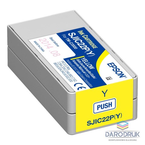 Tusz Epson do SJIC22P TM-C3500 Yellow