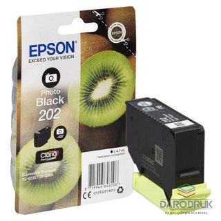 Tusz Epson photo 202 do XP-6000 | 400str. | 4,1 ml | black