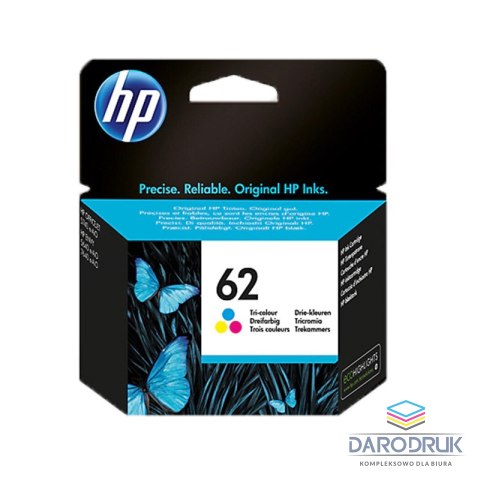 Tusz HP 62 do Officejet 8040 | 165 str. | CMY