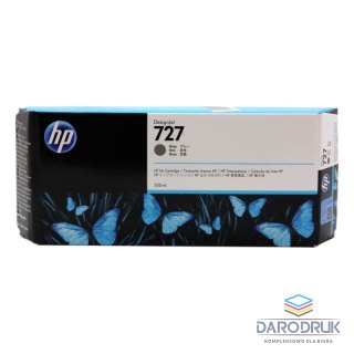 Tusz HP 727 do Designjet T920/1500/2500 | 300ml | grey