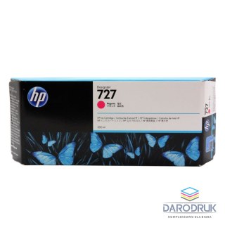 Tusz HP 727 do Designjet T920/1500/2500 | 300ml | magenta