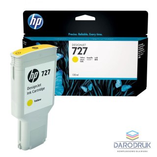Tusz HP 727 do Designjet T920/1500/2500 | 300ml | yellow