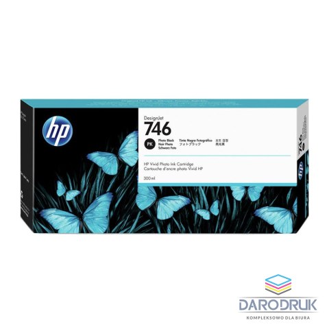 Tusz HP 746 do Designjet Z6/Z9 | 300ml | Photo Black
