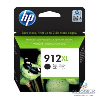 Tusz HP 912XL 720 str. | Black