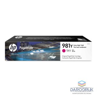 Tusz HP 981XXL Extra HY do PageWide Color 556dn | 16 000 str. | magenta