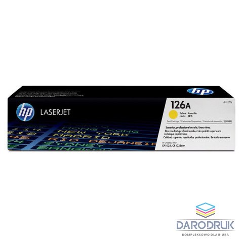 Toner HP 126A do Color LaserJet Pro CP1025, M175/275 | 1 000 str. | yellow