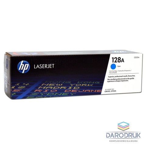 Toner HP 128A do LaserJet Pro CP1525, CM1415 | 1 300 str. | cyan