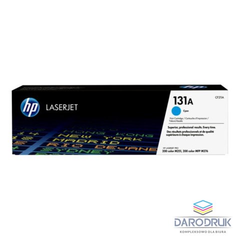 Toner HP 131A do Color LaserJet M251/M276 | 1 800 str. | cyan