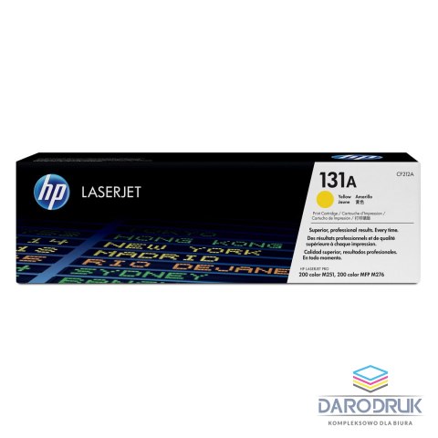 Toner HP 131A do Color LaserJet M251/M276 | 1 800 str. | yellow