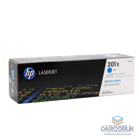 Toner HP 201X do Color LaserJet Pro M252/277 | 2 300 str. | cyan