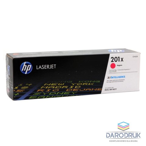 Toner HP 201X do Color LaserJet Pro M252/277 | 2 300 str. | magenta