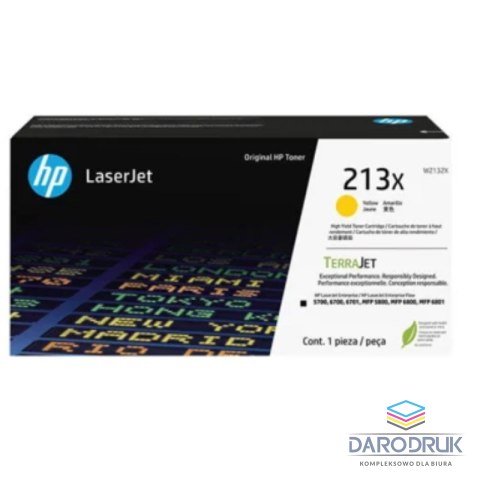 Toner HP 213X do Color LaserJet Enterprise 5700dn/6701dn| yellow | 6 000 str.