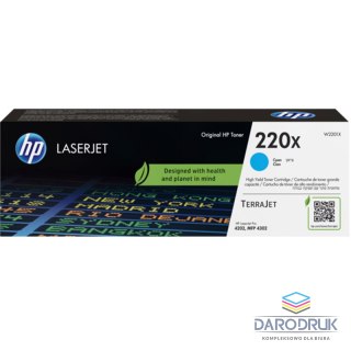 Toner HP 220X | 5 500 str. | Cyan