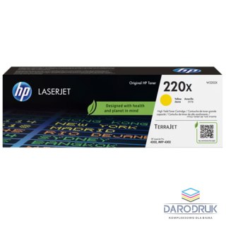 Toner HP 220X | 5 500 str. | Yellow