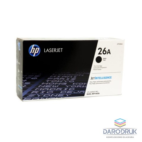 Toner HP 26A do LaserJet Pro M402/426 | 3 100 str. | black