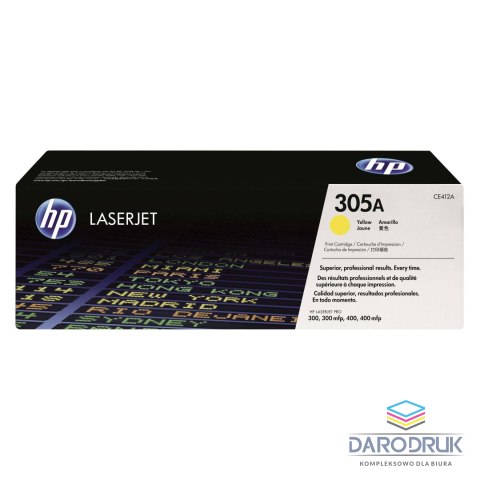 Toner HP 305A do Color LaserJet M351/375/451/475 | 2 600 str. | yellow