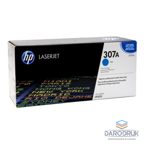 Toner HP 307A do Color LaserJet Professional CP5225 | 7 300 str. | cyan