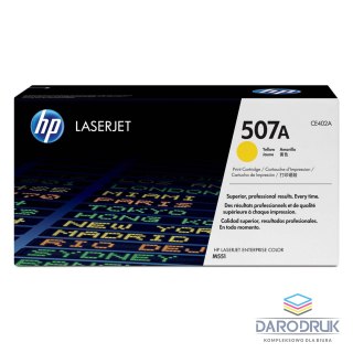 Toner HP 507A do LaserJet M551/570/575 | 6 000 str. | yellow
