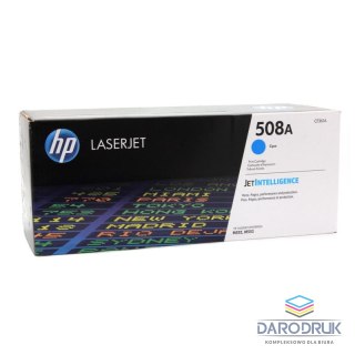 Toner HP 508A do Color LaserJet M552/553 | 5 000 str. | cyan