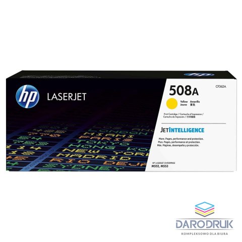 Toner HP 508A do Color LaserJet M552/553 | 5 000 str. | yellow