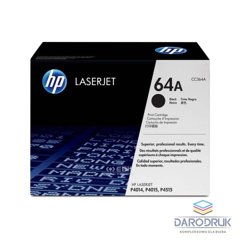 Toner HP 64A do LaserJet P4014/4015/4515 | 10 000 str. | black