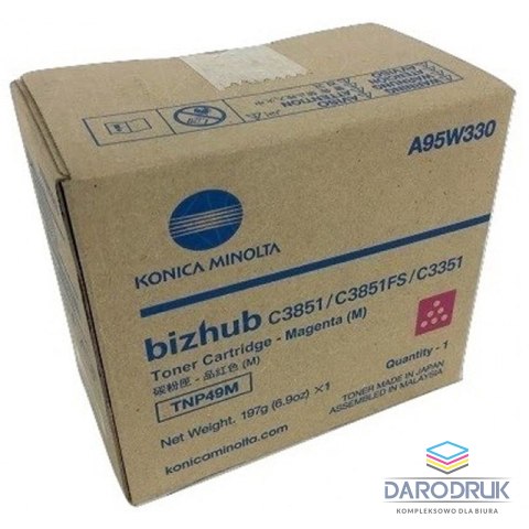 Toner Konica Minolta Bizhub C3351 TNP-49 MAGENTA