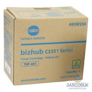 Toner Konica Minolta Bizhub C3351TNP-49 YELLOW
