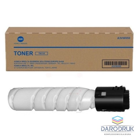 Toner Konica Minolta TN-118 do Bizhub 195/215 | 12 000 str.| black