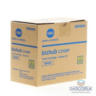 Toner Konica Minolta TNP-50Y do Bizhub C3100P | 5 000 str.| yellow