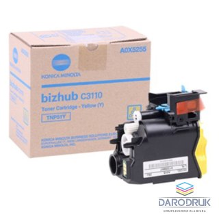 Toner Konica Minolta TNP-51 do Bizhub C3110 | 5000 str. | yellow