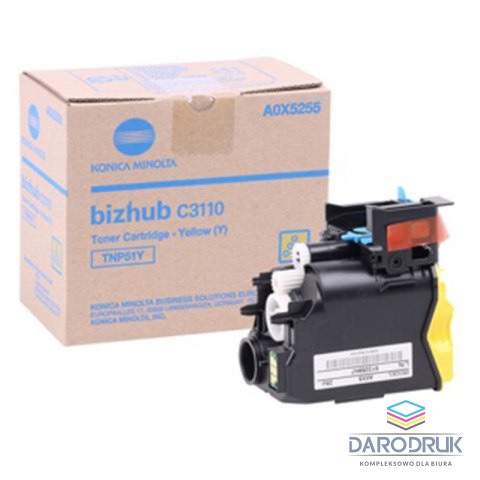 Toner Konica Minolta TNP-51 do Bizhub C3110 | 5000 str. | yellow