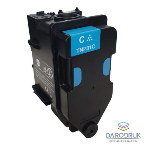 Toner Konica Minolta TNP-81C do bizhub C3300i/C4000i | 9 000 str. | Cyan