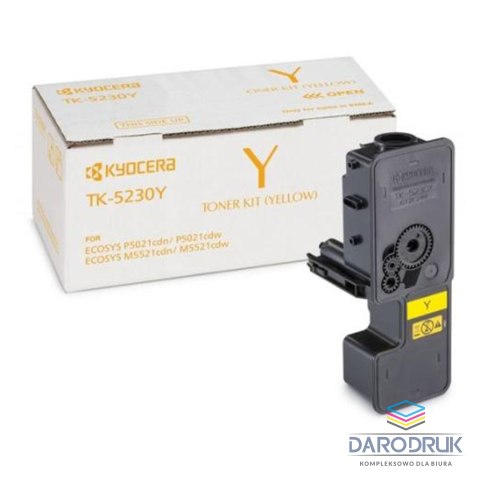 Toner Kyocera TK-5230Y do ECOSYS M5521cdw, M5521cdn | yellow 1T02R9ANL0