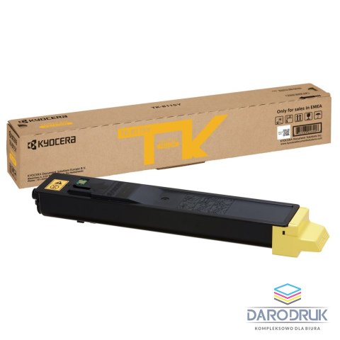 Toner Kyocera TK-8115Y do ECOSYS M8124cidn | 6 000 str. | yellow | 1T02P3ANL0