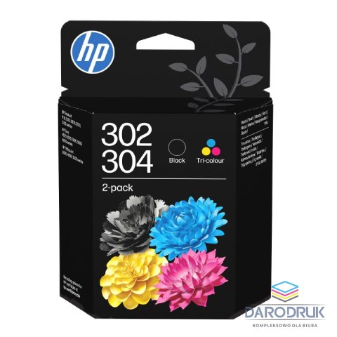 Tusz HP 2-Pack 302/304 | black + tri-color