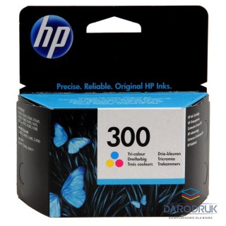 Tusz HP 300 do Deskjet D1660/2560/2660/5560, F2480/4280 | 165 str. | CMY
