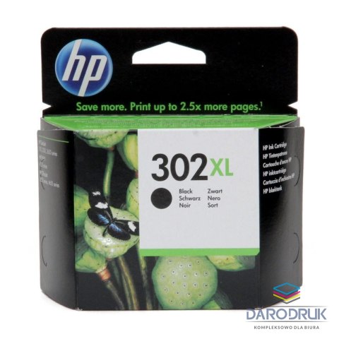 Tusz HP 302XL do Deskjet 1110/2130/3630 | 430 str. | black
