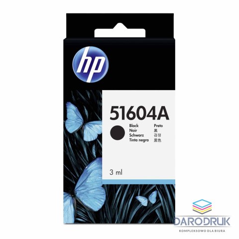 Tusz HP 51604A do Quietjet/Plus, Thinkjet, Scanjet N9120 | 3ml | black