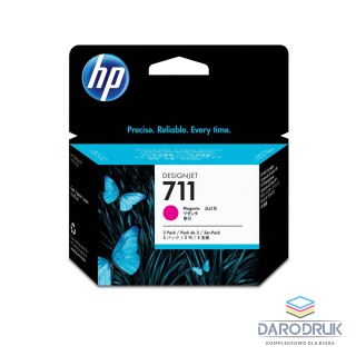 Tusz HP 711 do Designjet T120/520 | 29ml | magenta