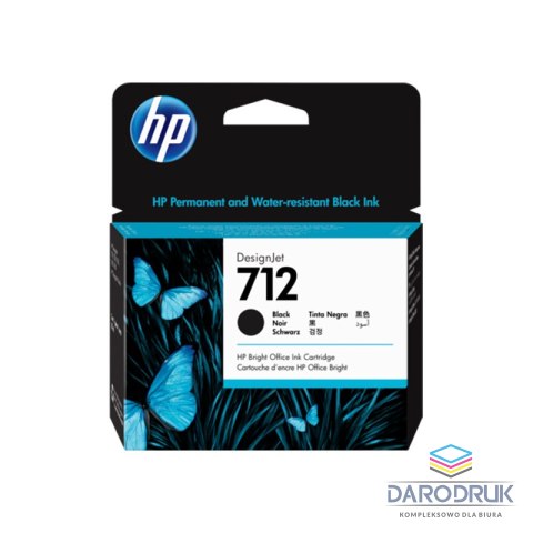 Tusz HP 712 | 80ml | black