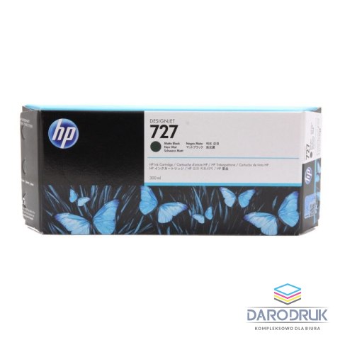 Tusz HP 727 MB do Designjet T920/1500/2500 | 300ml | matte black