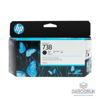 Tusz HP 738 | 130 ml | Black