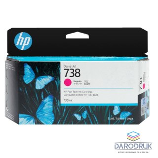 Tusz HP 738 | 130 ml | Magenta