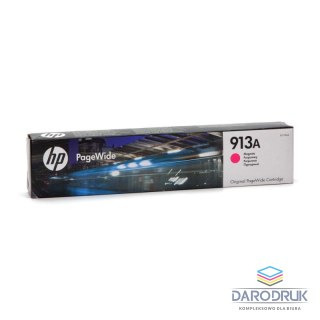 Tusz HP 913A do PageWide Pro 452DW/DWT, 477DW/DWT | 3 000 str. | magenta