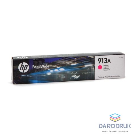 Tusz HP 913A do PageWide Pro 452DW/DWT, 477DW/DWT | 3 000 str. | magenta