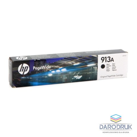 Tusz HP 913A do PageWide Pro 452DW/DWT, 477DW/DWT | 3 500 str. | black